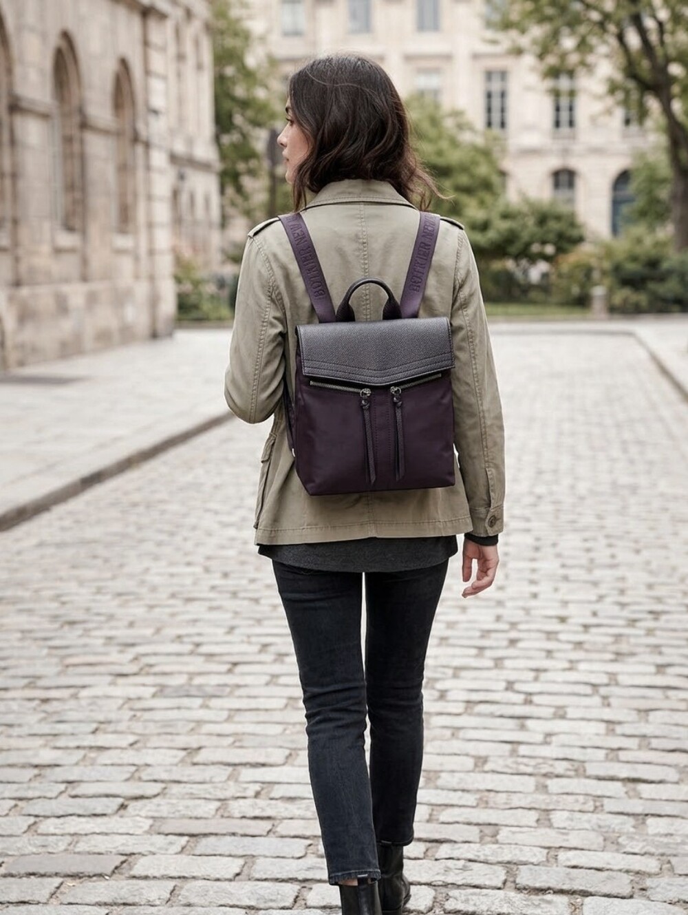 Backpack Mini Size From Botkier Trigger, Its Hybrid Used As Handbag Or Backpack